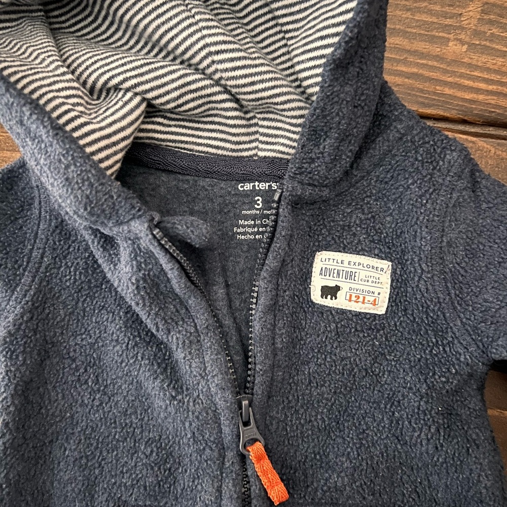 Carter's Fleece One Piece 3m